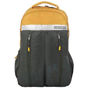 american tourister olive green backpack