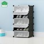 Collapsible Cloths Organizer With Shelves ( Portable & Metal Frame  )