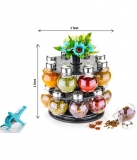 Cronus Combo of Revolving Spice Rack & Veg Cutter