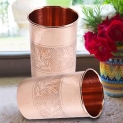 Frestol 2 Pcs Copper Glass Set