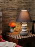 House Of Accessories Grey Table Lamp