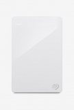 Seagate Backup Plus Slim 1 TB External Hard Drive (White)