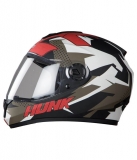 Steelbird Vision Hunk Anti Bacterial Men’s – Full Face Helmet Black