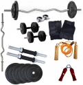 HOME GYM SET WITH 3 FEET CURL ROD Home Gym Combo  0 – 20 kg